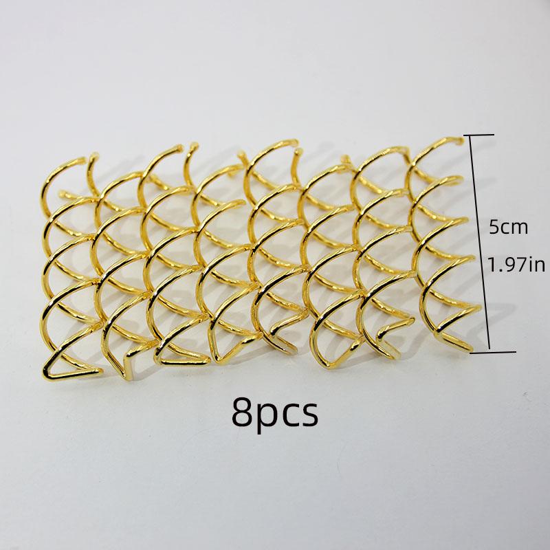 Set da 20 pezzi di accessori per capelli a forma di disco a spirale, strumenti per lo styling dei capelli marroni e neri, vendita diretta in fabbrica