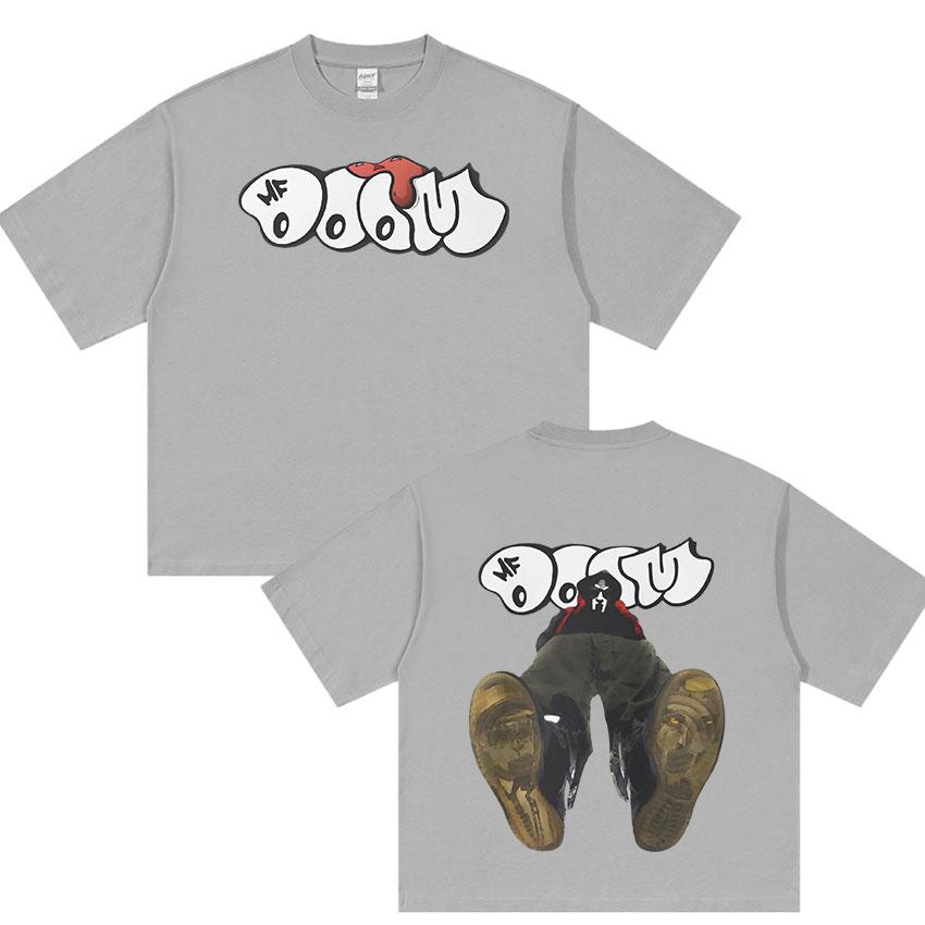 Pánské grafické tričko Rapper MF Doom 2025 Madadvillain Metal Face s krátkým rukávem a letním potiskem ze 100% čisté bavlny