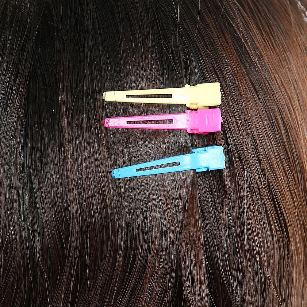 60Pcs/Pack Salon Hair Clip Colorful Barrette Hairpin for Hair Dyeing Haircut Styling
