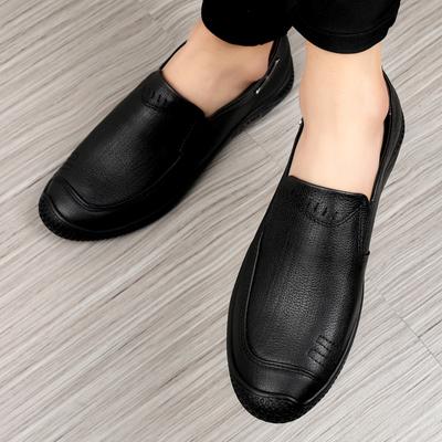 Fashion Italian Casual Shoes Men Brand Slip On Formal Luxury Shoes Men Loafers Moccasins Genuine Leather Black Driving Shoes Business