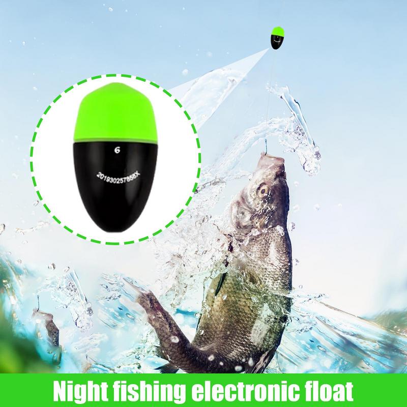 Night Fishing Electronic Float Floating Waves Rock Fishing With Night Light Float Fishing Accessory Multifunctional Fishing Gear