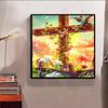 New Arrival 5D DIY Full Circle Diamond Painting "Cross" Embroidery Cross Stitch Home Decor Gift