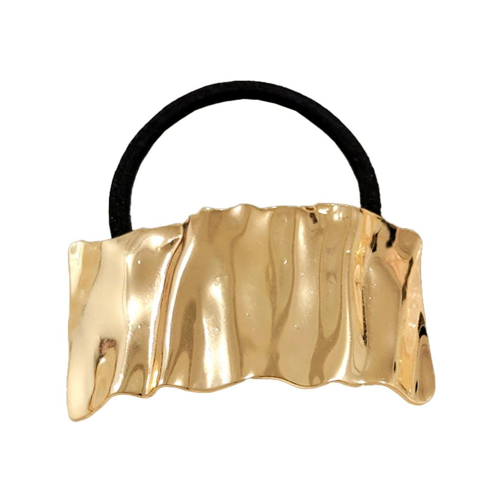 Mode Punk Geometrische Metall Haarspangen Elastische Haargummis Haarseil Stirnbänder Für Damen Mädchen Haarschmuck Geschenke
