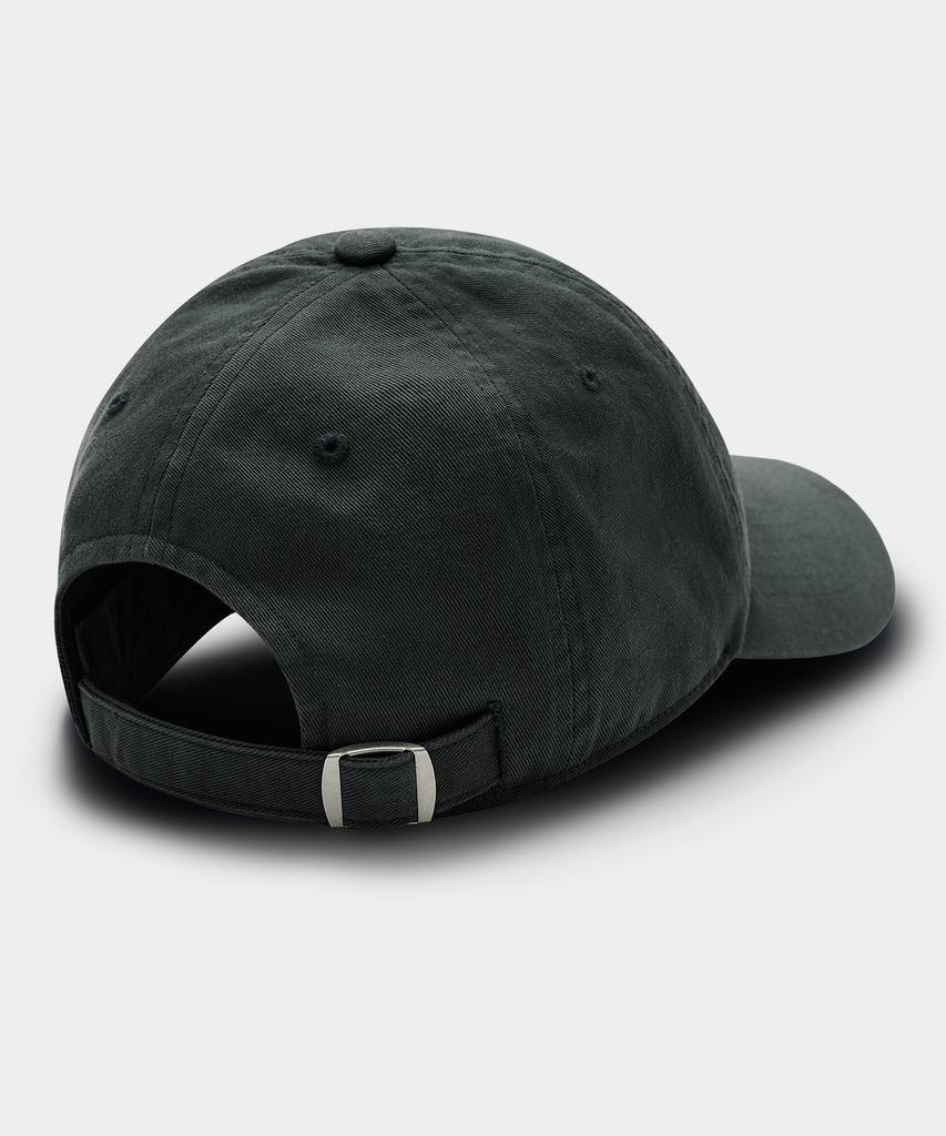 Dimiteulibeullaeg Vlad Washed Applique Ball Cap_Charcoal