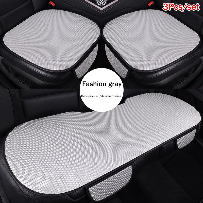 Universal Car Seat Covers for Summer Breathable Front Rear Seat Cushions Comfortable Interior for Most 5 Seat Cars