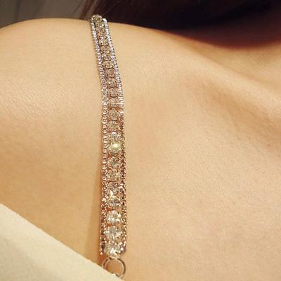 Fashion Shoulder Straps Crystal Underwear Straps Metal Bra Straps Non-Slip Sexy Invisible Cool Women Bra Strap For Decor