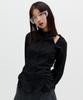 Leoninghai Two-Way Bolero Shirt [Black]