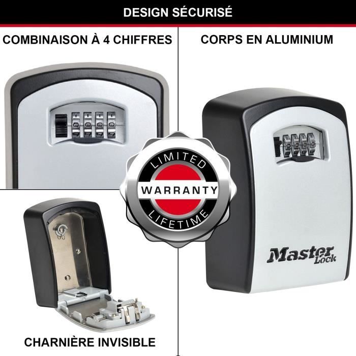 Armoire de sécurité Masterlock Boîte à clés 5403EURD Format XL