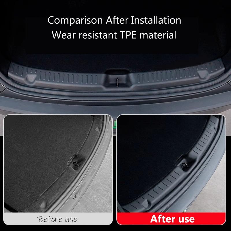 For Tesla Model 3 Highland 2025 Model Y 2025-2025 Juniper 2026 TPE Anti Scratch Trunk Threshold Strip Side Corner Protector
