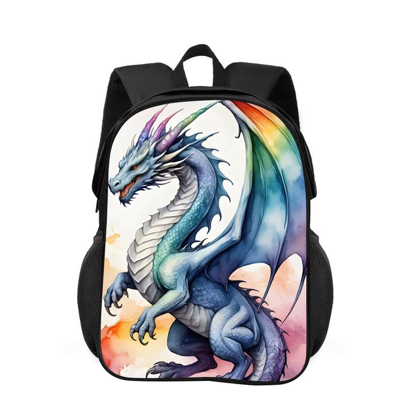 Wings of Fire Backpack Shoulder Protection Cartoon Printed Primary School Boys and Girls Versatile Trendy Backpack