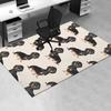 Office Carpet Dachshund Patterned Rug for Sofa Protection Under Chairs