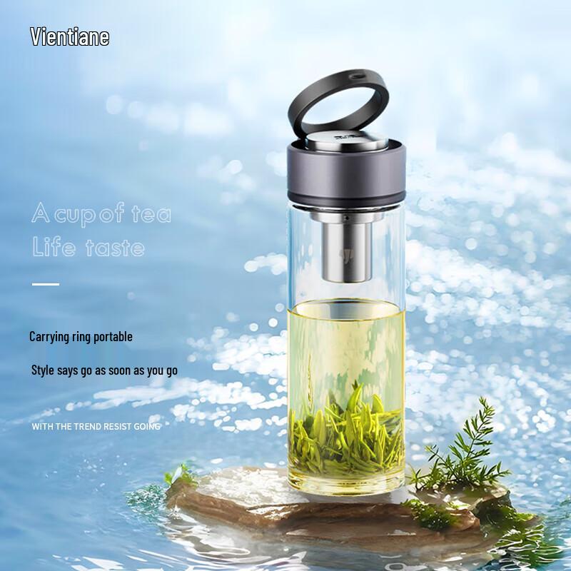 

WANXIANG U260R Single-Layer Thickened Glass Water Bottle