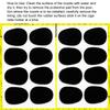 160 Pcs Oval Shape Saxophone Mouthpiece Cushions  For Saxophone Performance
