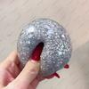 Balle anti-stress Slushie Paillettes Argentées Disco Forme Slushy Ne rebondit pas Jouet à presser Squishy Formable ASMR Sensoriel Soulagement du Stress Jouets Fidget