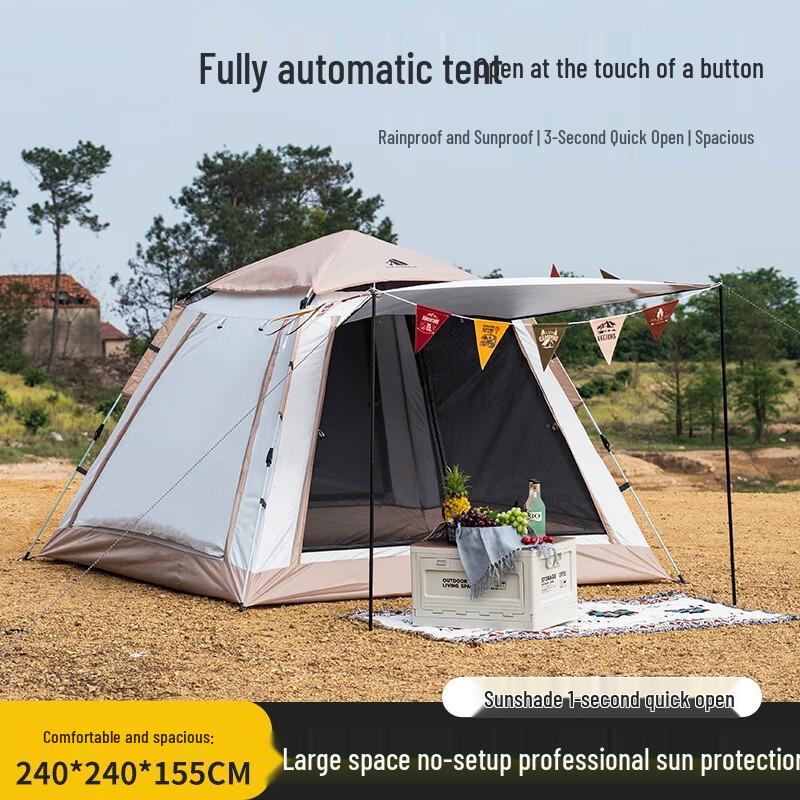 Yuzhan Outdoor Portable Double-Layer Automatic Camping Tent