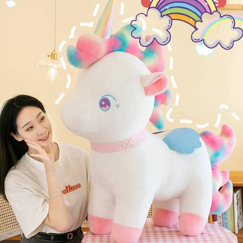 Unicorn Plush Toy Dolls Room Decoration Children Festivals Gift Pp Xmas Cotton