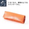 Wallet Mini Wallet Genuine Leather Sub Wallet Popular Made in Japan Thin Wallet 3WAY MINI WALLET Blue [Fabric] Men's Women's