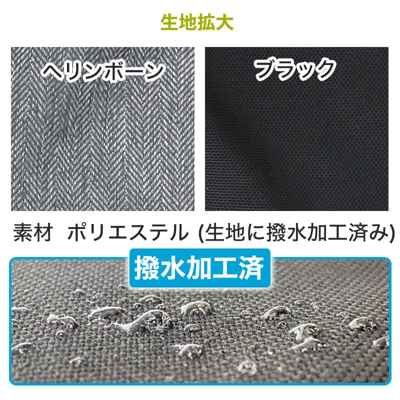 LOGOS Logo Spark Backpack, Large Capacity 30L, Herringbone Pattern, 78-03 (Black)