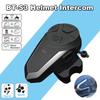 BT-S3 Bluetooth Helmet Intercom Motorcycle Communication System with FM Radio Waterproof Headset Suitable for Racing and Riding