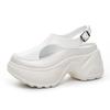 Platform dad shoes summer new leopard print small hollow breathable lightweight sports and leisure shoes