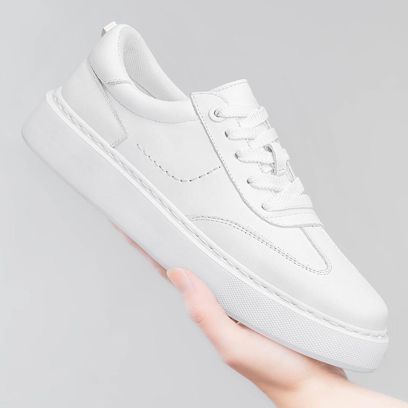 Genuine Leather Men's Sneakers Lightweight Sports Tenis Masculino All-match Travel Male Skateboard Footwear Simple Casual Shoes