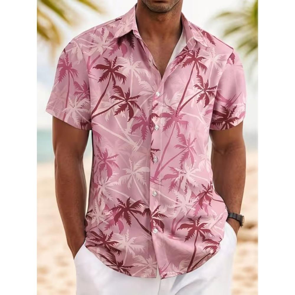 Men's Sea Turtle Pattern 3D Print Shirt Button Up Shirt Casual Shirt Summer Shirt Short Sleeve Daily Vacation Clothing