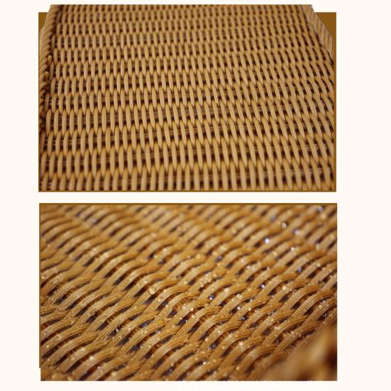 Yousheng Woven Fruit Basket Stackable Easy Clean Bread Storage Baskets Handmade Storage Bin for Pantry Kitchen Table Rustic Home Decor