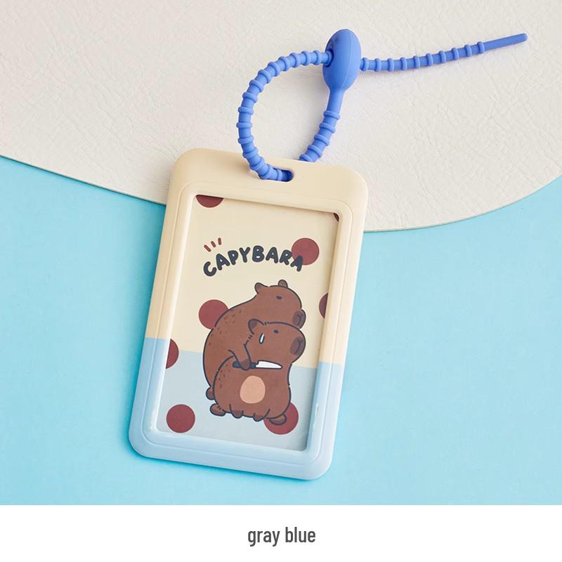 Capybara Card Holder Lanyard for Student Commute & Subway Access