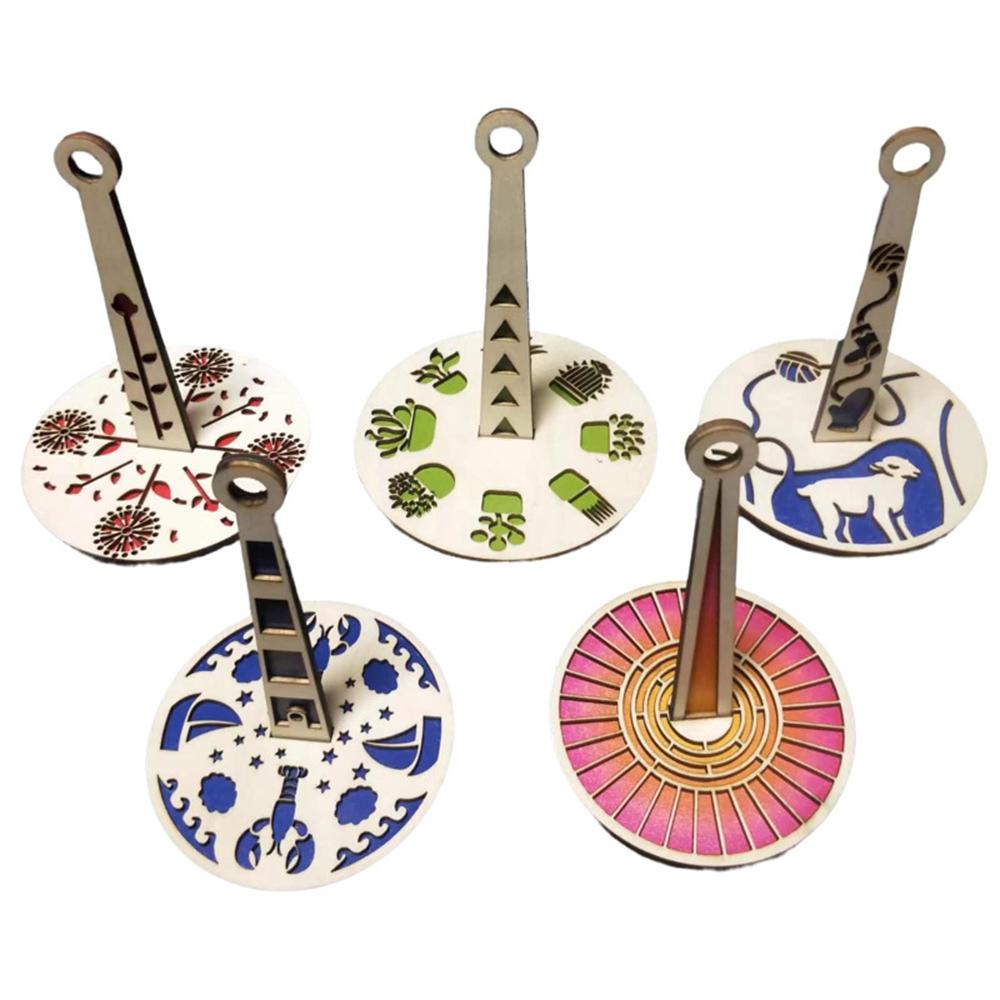 

5Pcs Portable Wooden Wrist Yarn Holder Knitting Crochet Tool Anti Tangle Yarn Organizer A