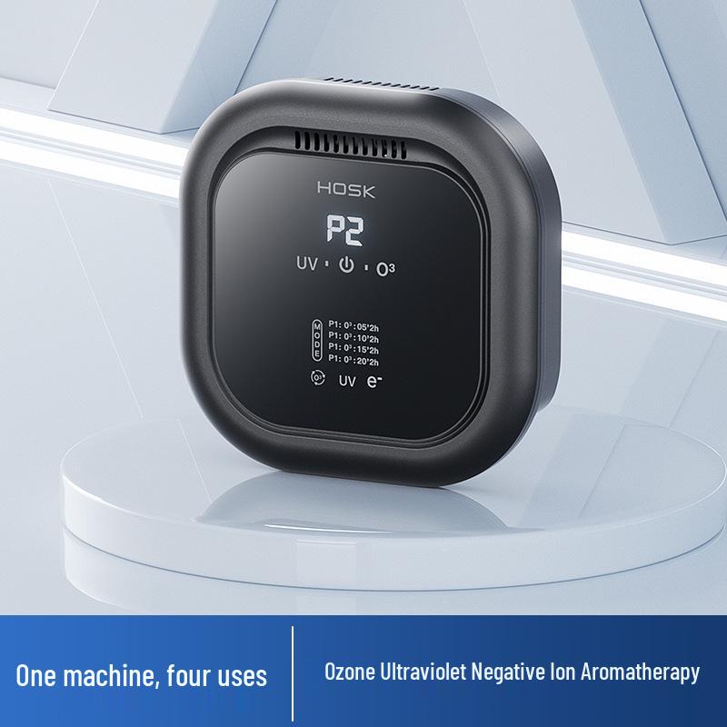 

Ультрафиолетовый очиститель воздуха для домашних животных и генератор озона: Устраняет запахи, формальдегид для автомобиля, туалета, кухни Adapter Plug-in чёрный