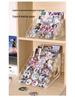 Acrylic Badge Display Stand with Transparent Tiered Shelves for Desktop Badge Storage