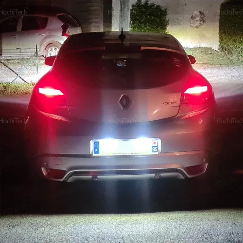 2x Canbus LED Number License Plate Light Lamp For Renault Megane 3 Clio Laguna 2 Megane 3 Twingo Master Vel Satis