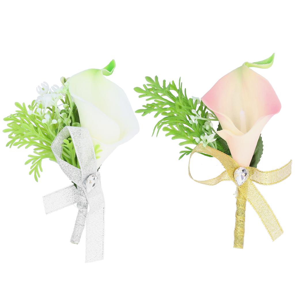 Corsaj de nuntă cu flori artificiale, broșă pentru butoniere, decorațiuni pentru nunta