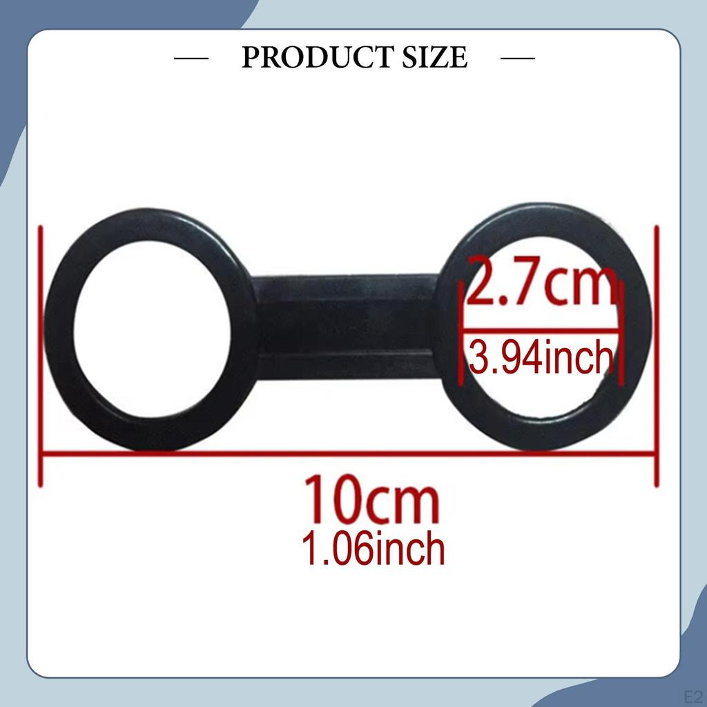 8 Pieces Scuba Dive Clips Attachments Universal Lightweight Tube Holders