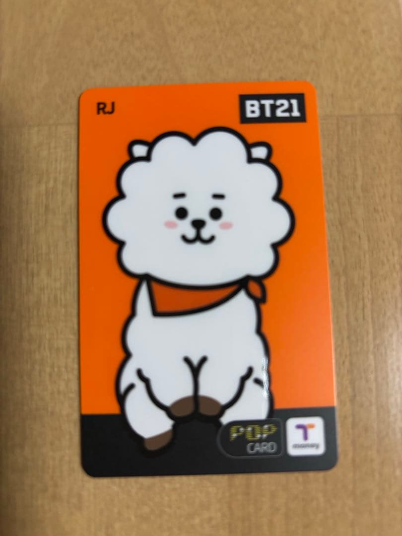 

[USED] BT21 RJ Jin Tmoney Card