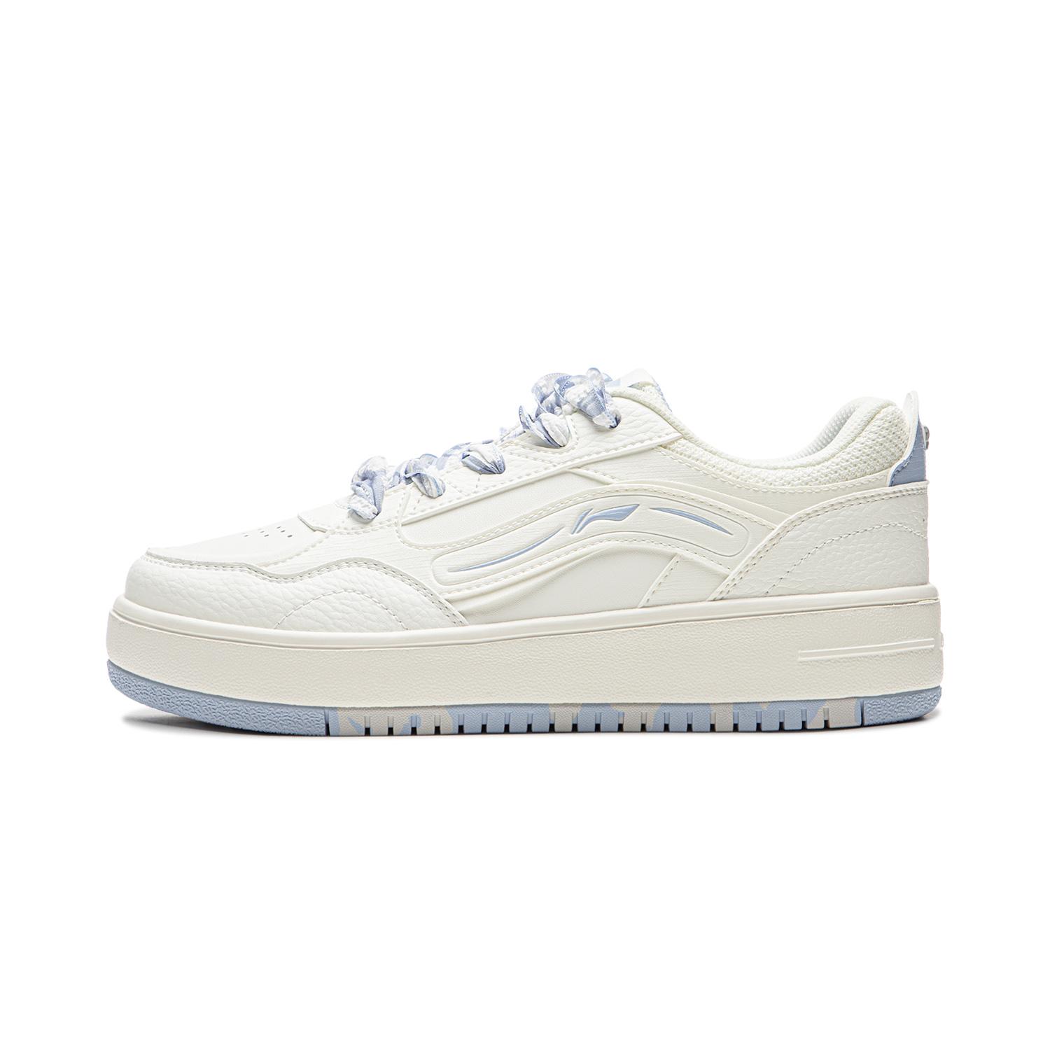 

Li Ning Cheese Slip Resistant, Abrasion Resistant, Lightweight, Breathable, Height Increasing Low top Skateboard Shoes AGCW076-2 39