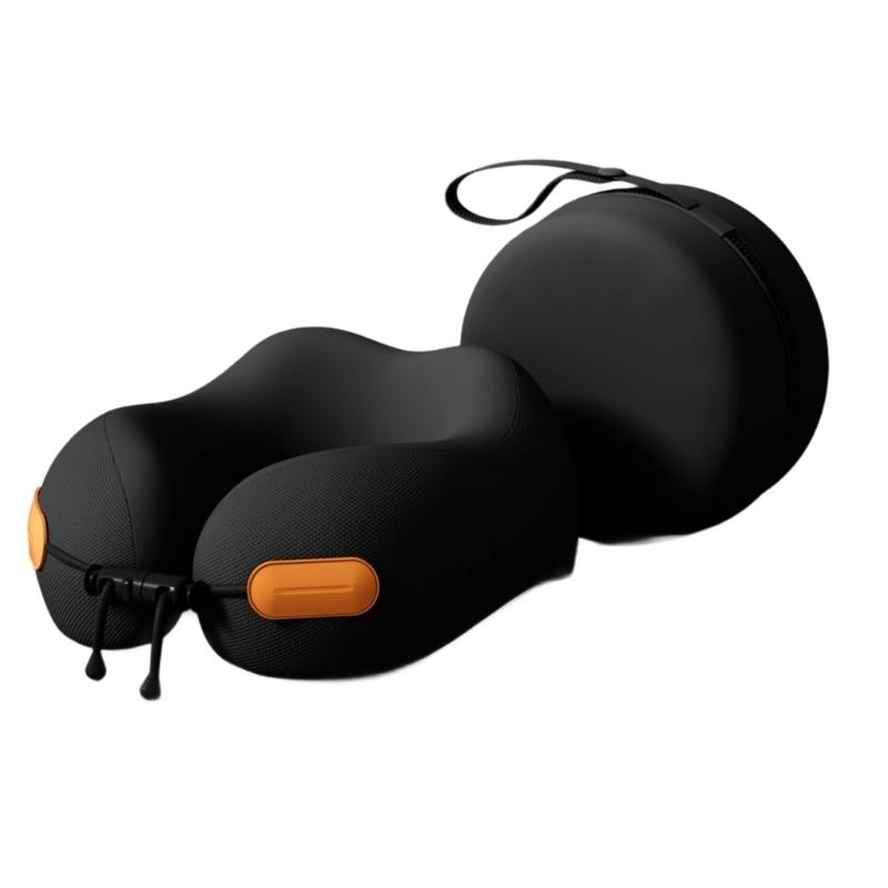 Nackenkissen für Reisen, Reise-Nackenkissen für Flugzeuge Memory-Schaum Reisekissen für Flug Kopfstütze Schlaf, Tragbar