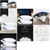 Hilton Hotel Pillow High And Low Adjustable Neck Support Pillow For Single Person