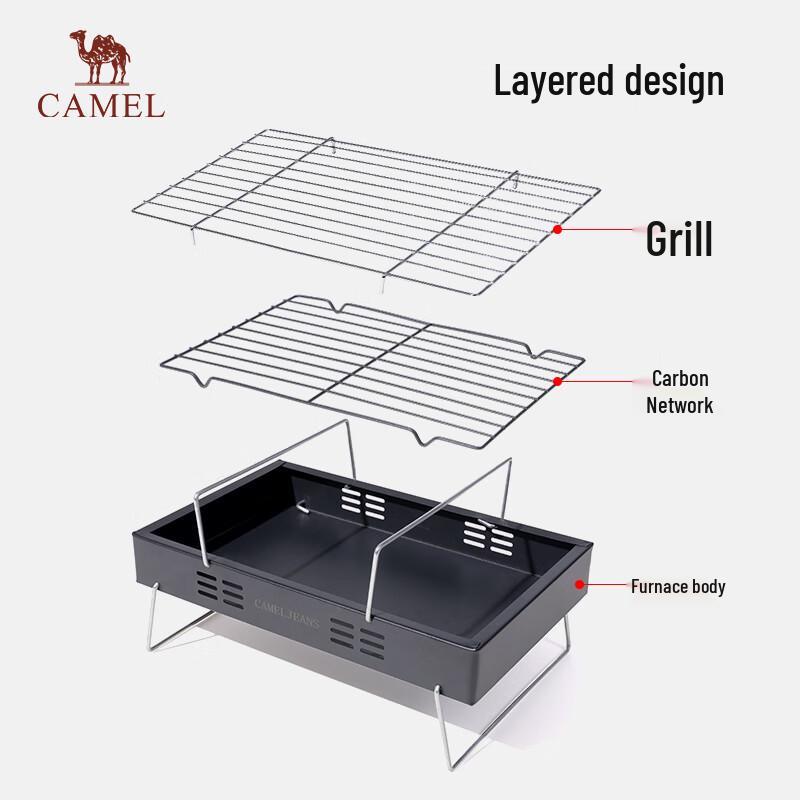 Camel Portable Folding Charcoal BBQ Grill