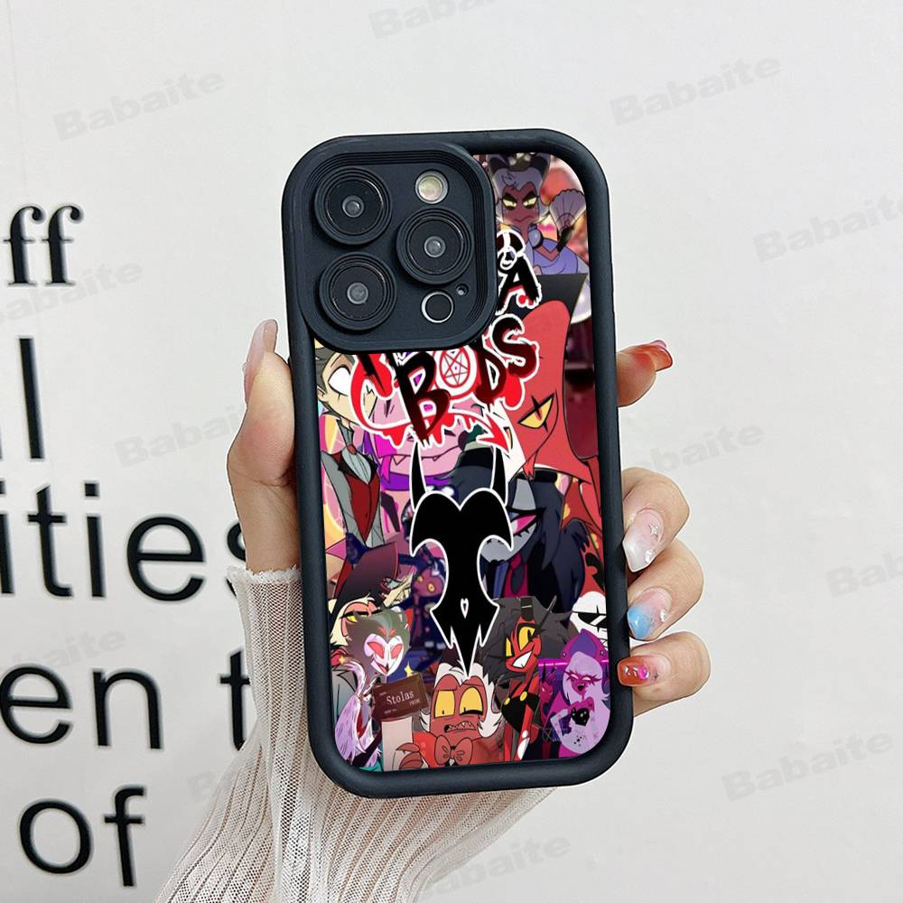 

Hazbin Anime Hotel For IPhone 17 16 15 14 13 12 11 Pro Max Plus Phone Case Covers iPhone 15 pro