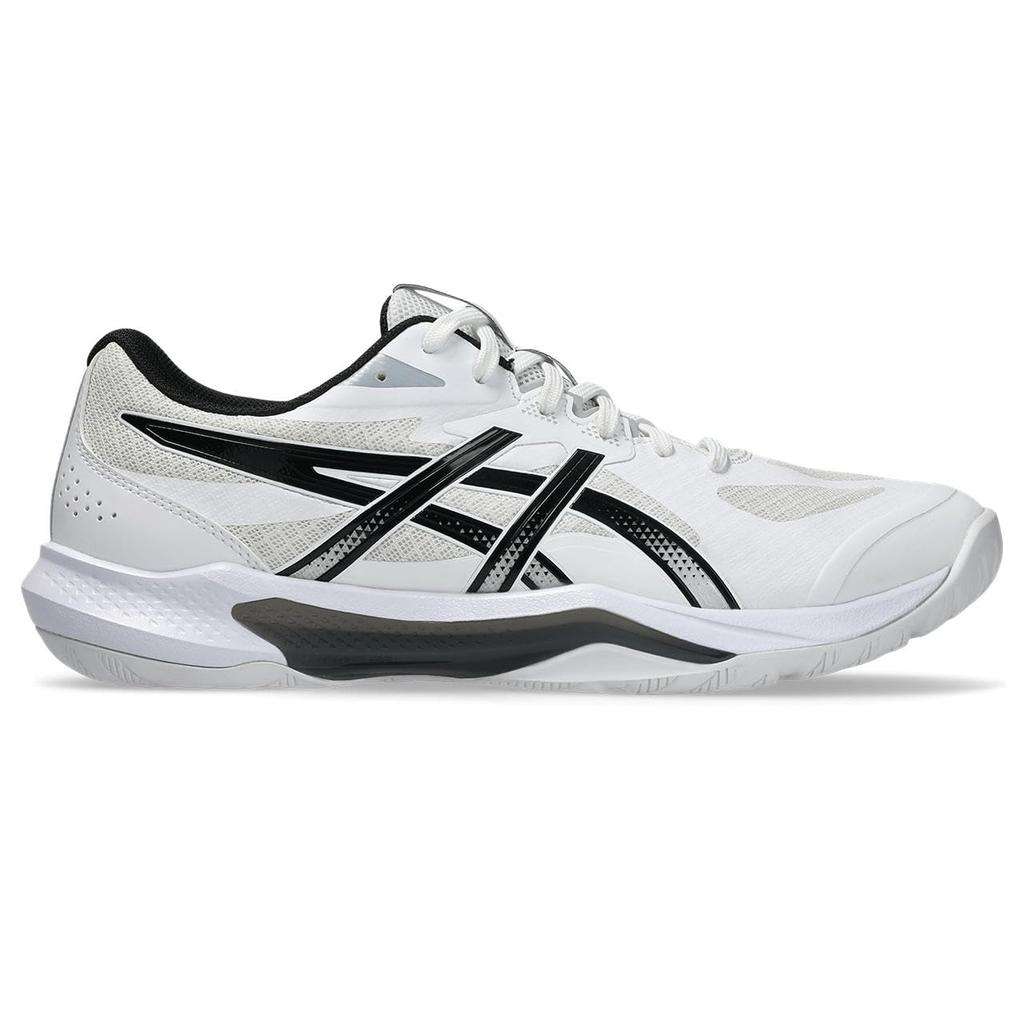 Asics 13 Indoor Sports Shoes Unisex Size 100 3E GEL-TACTIC (1073A078), Adult, (White/Black), 25.5 Cm,