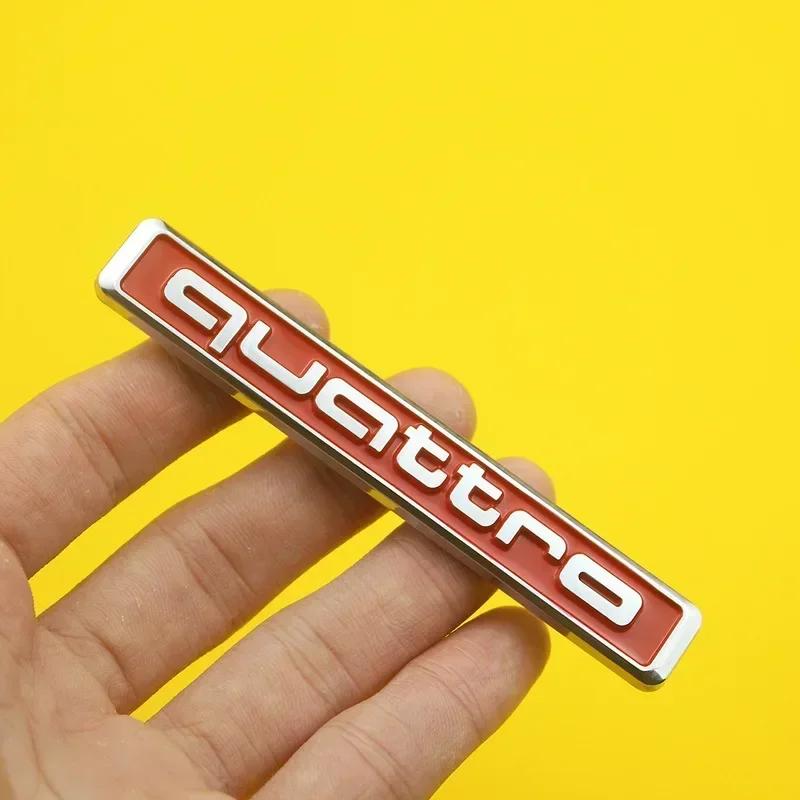 Q8 for a8 Quatrro ABS Car Rear Trunk Sticker Side Emblem Decals A6 A7 A8 Q3 RSQ3 RSQ5 A3 A4 A5 Q5 Q7 TT S3 S4 Accessories