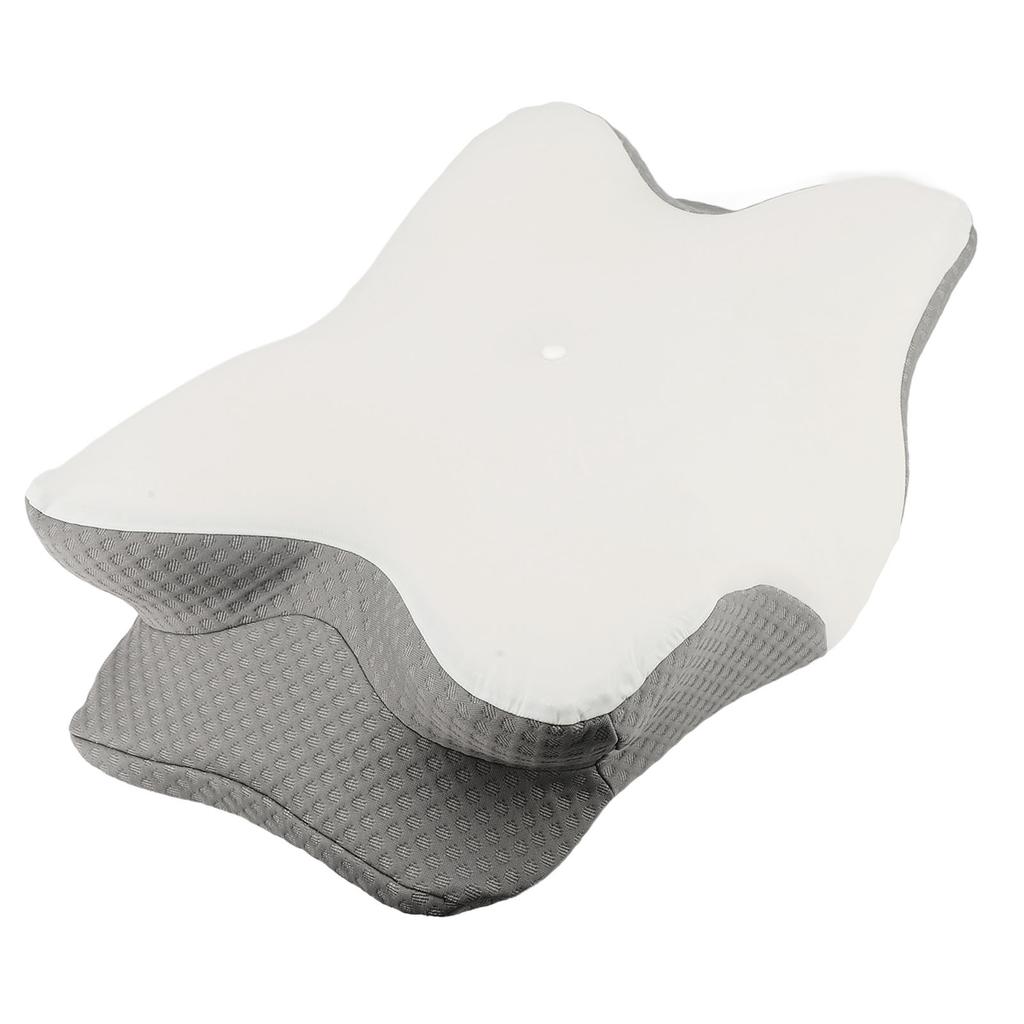 1 Pair Memory Foam Pillow Core Ergonomic Ice Silk Adult Memory Cotton Neck Support Pillow