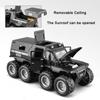 2024 New 1/32 Alloy Diecast Model Car 8x8 ATV Metal Vehicle Car Model Sound and Light Simulation Collection Gift Children Toy