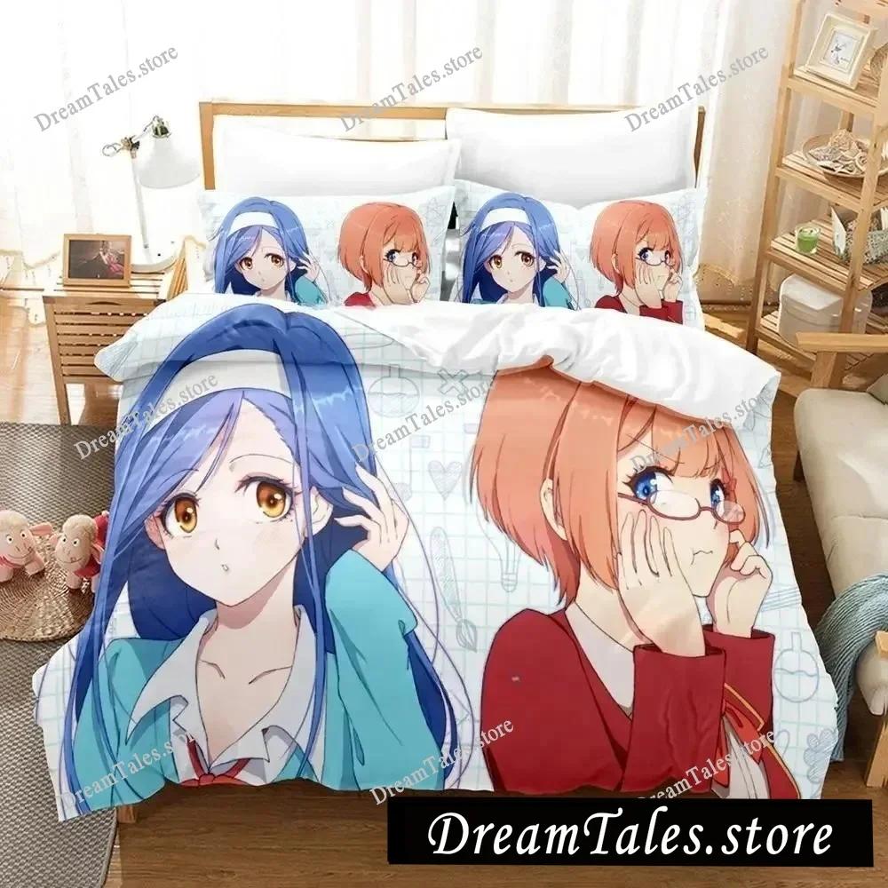 3D Printed Anime We Never Learn Bedding Set Duvet Cover Bedroom Comforter Single Twin King _Size Quilt Cover Home Textiles