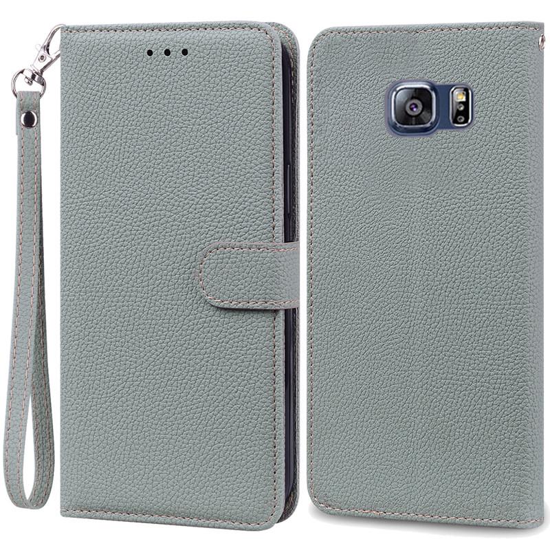 S6 Edge Case For Samsung Galaxy S6 Edge Case G925 Leather Flip Wallet Case For Samsung S6 S 6 edge Case G920 Wallet Cover Fundas