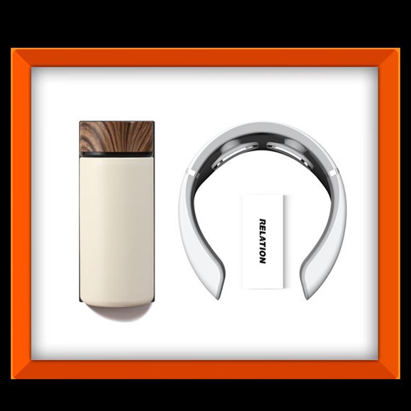 Smart Thermos & Neck Massager Gift Set