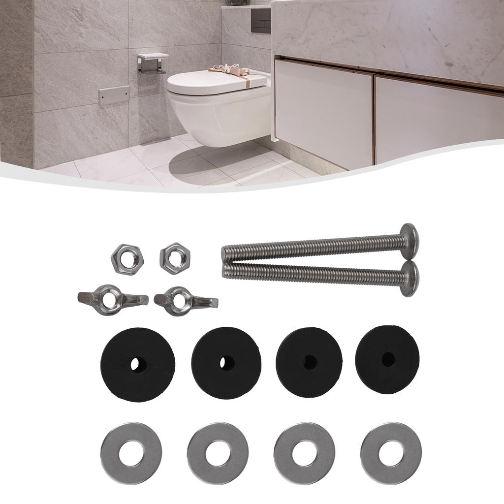 2PCS Toilet Tank Bolts Screws Cistern To Toilet Pan Fixing Fitting Sealing Kit Close Coupling Bolts bathroom Accessories