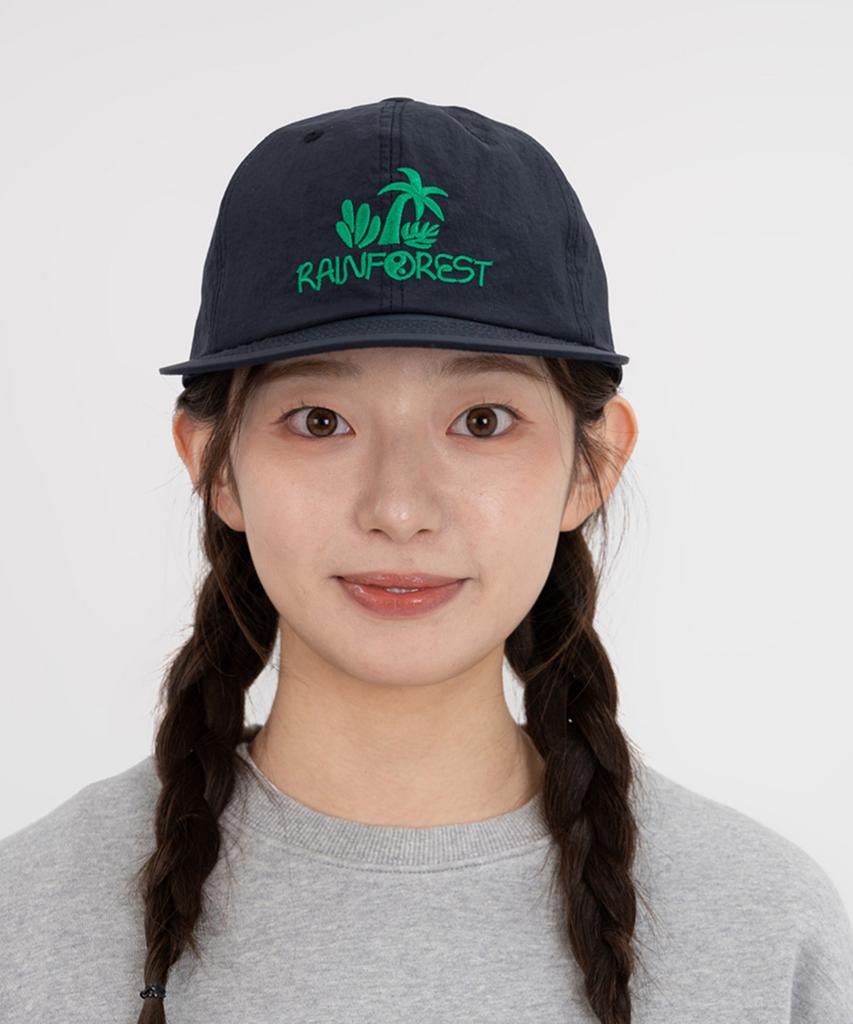 BIGWAVE COLLECTIVE Rainforest Hawaii Nylon Cap (Navy)