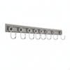 Wall Mounted Hook Rack Punch Installation Kitchen Utensil Hanging Rail SpaceSaving